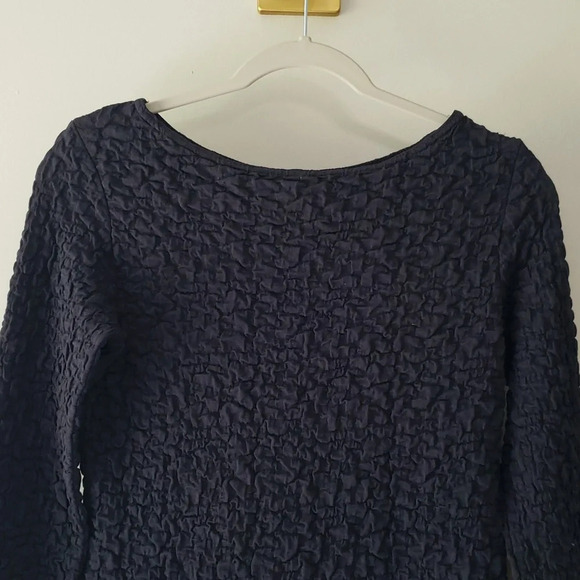 Sno Skins Long Sleeve Top Women's Medium Navy Blue Minimalist Comfy Neutral - Picture 6 of 10